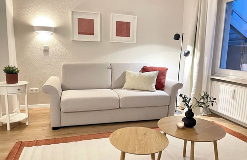 Bad Rothenfelde Apartment | West wing apartment centrally located, Westflügel Apartment zentral mit Parkplatz