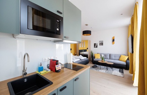 Funfhaus Apartment | WF-Apartment near Westbahnhof Top 35