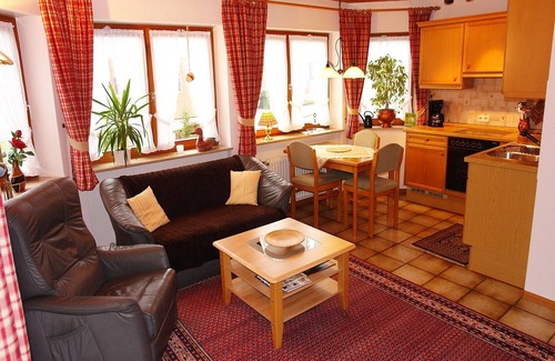 Seelbach Apartment | Whg. 3 Puppenstübchen, 50qm, 1 Schlafraum, 1 Wohn-/Schlafraum, WC und Dusche und Bad