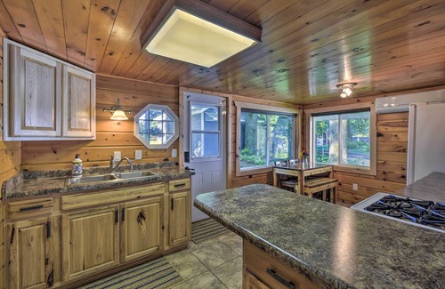 Weyauwega Cottage | White Lake Home w/Patio, Fire Pit, Boat Dock!
