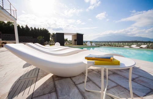Partinico Villa | White Luxury Villa with pool and Jacuzzi in the Sicilian Countryside