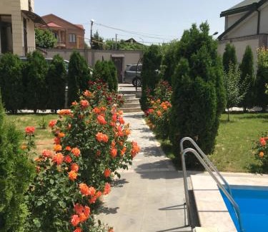 Nork-Marash Villa | White Luxury Villa With Swimming Pool In City Center