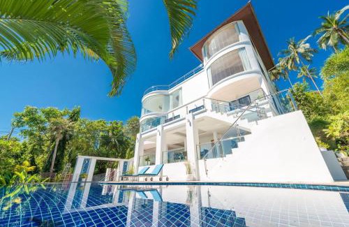 Na Thon Villa | White Stone - Luxurious Sunset View 4 Bed Pool Villa