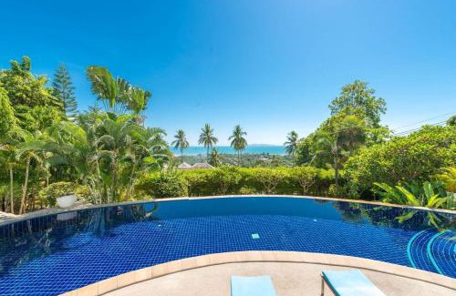 Na Thon Villa | White Stone - Luxurious Sunset View 4 Bed Pool Villa
