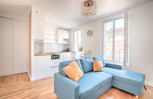 Vitry-sur-Seine Apartment | White & Wood - Charmant appartement pour 4