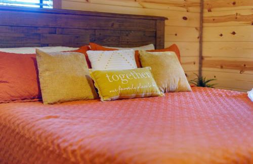 Hochatown House | Wide Glide Lodge - In-home Movie Room, Hot Tub and Large 1-acre property with Playset