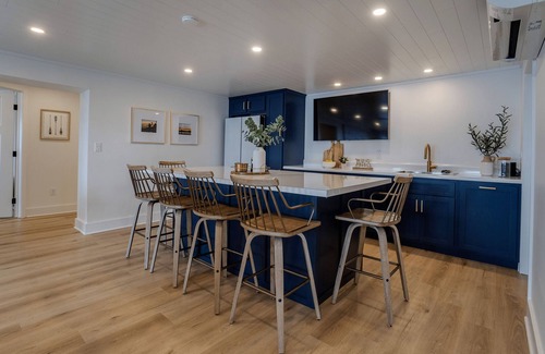 Geneva House | Wide Open Views: rural home on Seneca lake, private lakefront, huge yard, hot tub, and playground