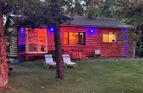 Deer River Cabin | Wilderness Lakefront Rustic Cabin on Lake Winnie outside of Deer River, MN.