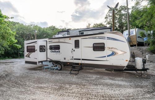 Miller Beach House | Wildwood Camper: Grill Firepit Pets OK