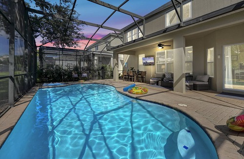 Windsor Hills House | Windsor Hills Tasteful Themed Home w/Heated Pool/Spa ~ 3 Miles to Disney World!