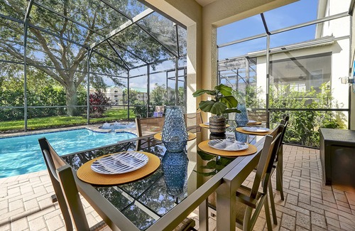 Windsor Hills House | Windsor Hills Tasteful Themed Home w/Heated Pool/Spa ~ 3 Miles to Disney World!