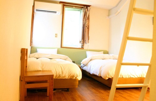 Yamanakako Hotel | Windy Hill Room 3 4Bed Loft Westernstyle Room/Minamitsurugun Yamanashi