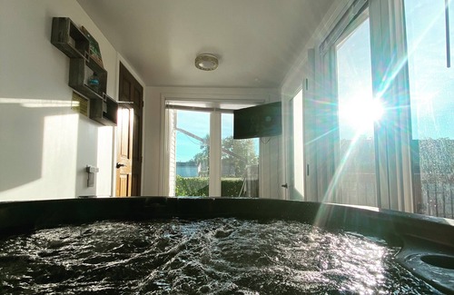 York - Haig House | WinesTastic, visionary designed home with hot tub.
