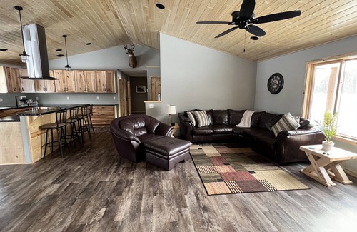 Babbitt House | Winter Escape: Ride-In/Ride-Out to Prospector Trails, 10 Acres Near Giants Ridge