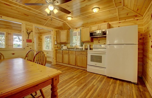 Lac du Flambeau Cabin | Wisconsin Northwoods Cabin on lake w/private dock on 394 acre lake. Pet Friendly