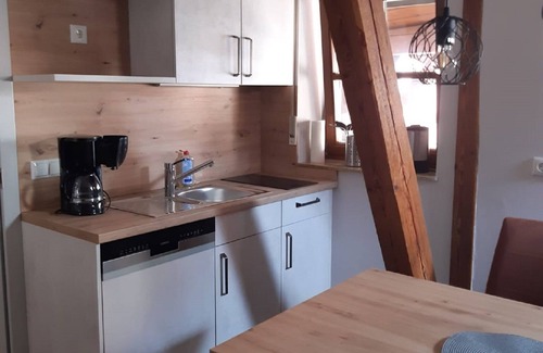 Rottingen Apartment | Wohnung Bacchus mit Überdachtem Balkon