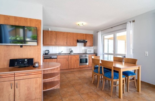 Leipheim Apartment | Wohnung E1 im Erdgeschoss Gemütlich im Mediterranen Stil Eingerichtet