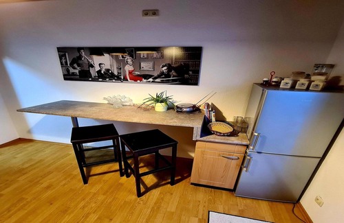 Dorfstadt Apartment | Wohnung in Falkenstein mit Kaminofen