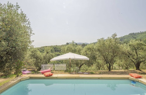 Giugnano Villa | Wonderful private villa with private pool, A/C, WIFI, TV, pets allowed, panoramic view and parking