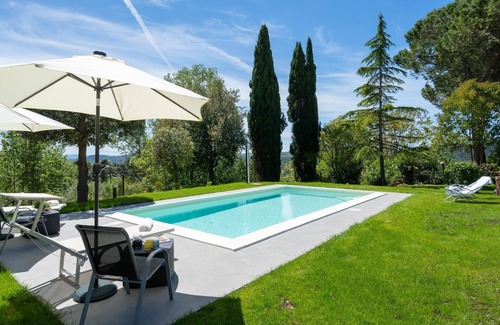 Gambassi Terme Villa | Wonderful private villa with WIFI, A/C, private pool, TV and panoramic view, close to San Gimign.
