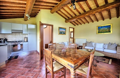 Lucignano Villa | Wonderful private villa with WIFI, A/C, private pool, TV, patio, panoramic view and parking