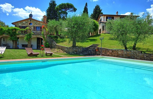 Lucignano Villa | Wonderful private villa with WIFI, A/C, private pool, TV, patio, panoramic view and parking