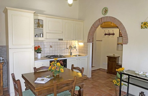 Cortona House | Wonderful private villa for 4 people with WIFI, pool, TV, terrace, pets allowed and panoramic view