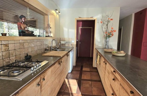 Aubas Cottage | Wooden house with private pool and Wifi, pets allowed