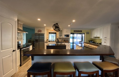 Caloosahatchee Villa | Wow View! Family friendly 4 bd. 2 bth. Villa. Pool + Spa, Gulf