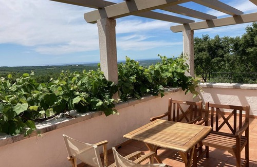 Vizinada House | Wunderschöne istrische Villa mit privatem Pool auf dem Hügel.