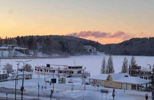 Jyvaskyla Apartment | Yhden makuuhuoneen huoneisto Satamassa sauna ja iso parveke