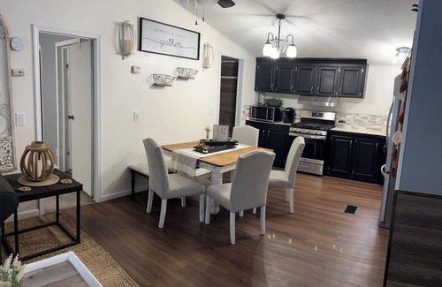 Kalkaska House | Your Cozy Boho Cabin In The Woods Located In Grayling Michigan!