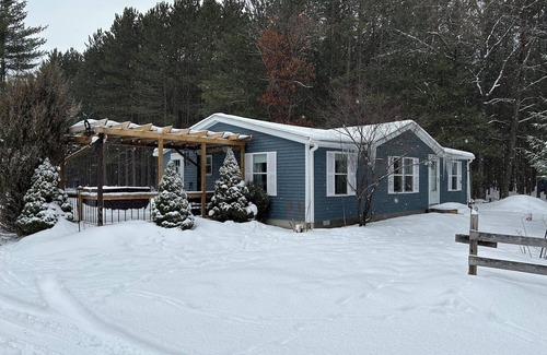 Kalkaska House | Your Cozy Boho Cabin In The Woods Located In Grayling Michigan!