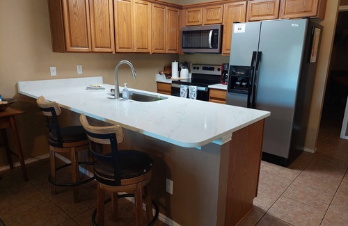 New Braunfels Condo | Your Heart's Desire: First Floor End Unit on the Guadalupe! Dog friendly!