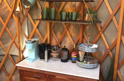 Dripping Springs RV Rental | Yurt 1 · Yurt In The Trees, Dripping Springs Jewel!