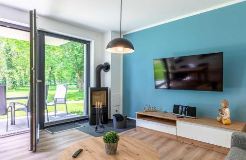 Krakow am See Apartment | Zuversicht Ferienwohnung am Krakower See Komfort & Wellness mit Seeblick