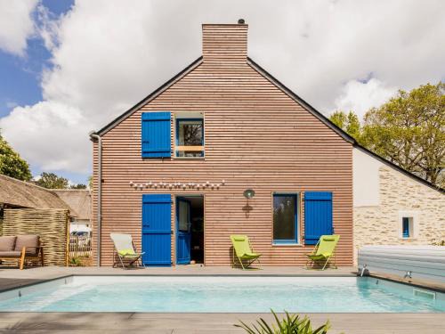 Évasion en Gîte de Charme avec Jardin, Piscine Chauffée et Proche Plages – Saint-Lyphard - FR-1-306-1271