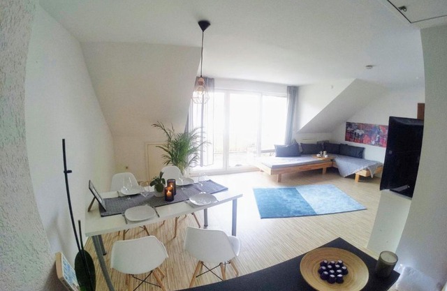 Über den Dächern von Kirchheim, Modernes Apartment