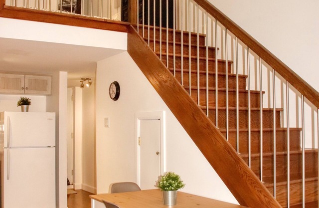 16 foot-ceiling LOFT with mezzanine and terrace
