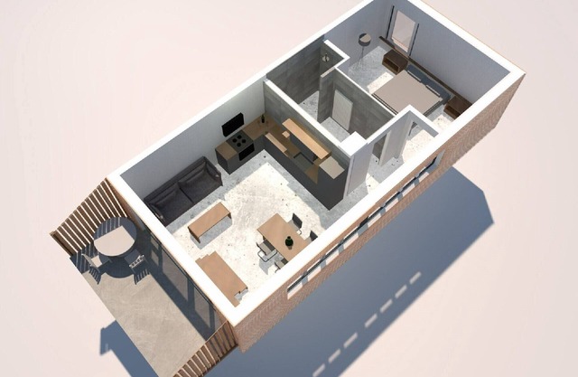 1 Chardonnay, 57qm, Balkon, 1 Schlafzimmer, Max. 2 Personen