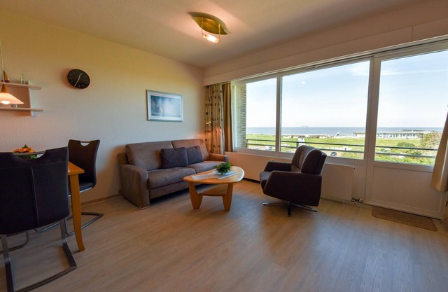 1-zimmer-ferienappartement mit Super Seesicht und Eigenem Strandkorb