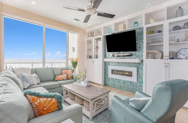 🌊 2/2 Diamond Beachfront , Galveston, Amenities Galore! W/D in Unit, 6th FL