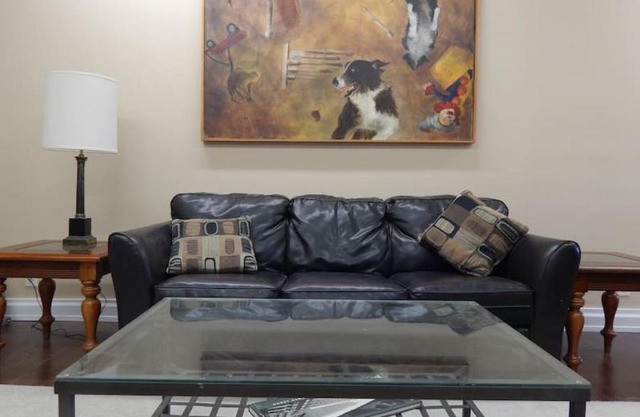 2 bed, 1 bath riverfront loft