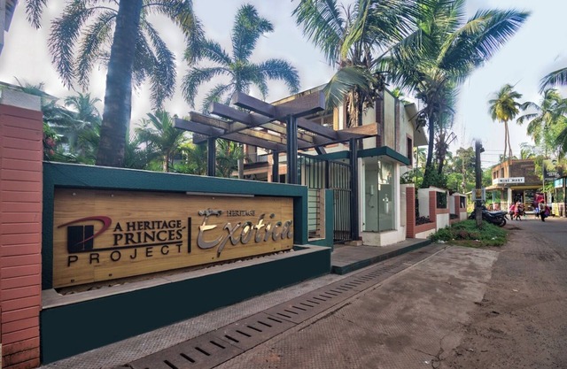2-bedroom apartment in superb Arpora with AC, WiFi, fitness room & Swimming Pool