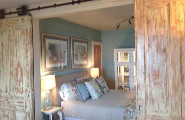 2 level, 2 bedroom/2 bath filled with windows framing amazing water views!