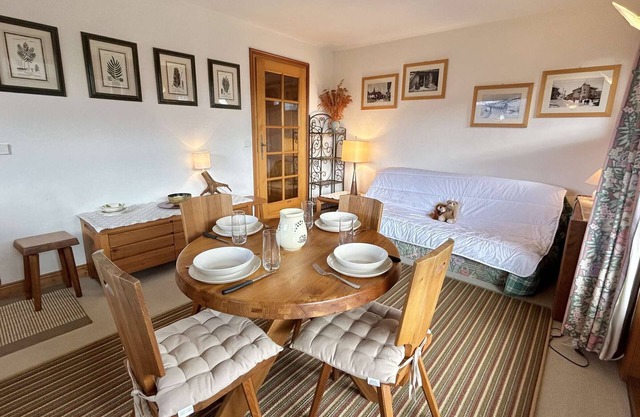 2-room apartment with balcony, Megève, sleeps 4