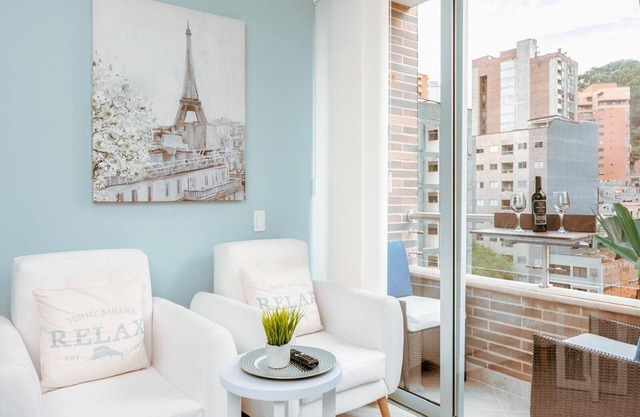 2024 New boutique 2B/1B balcony condo in famous Parque de Sabaneta