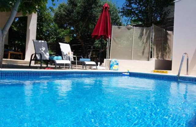 3 bedrooms villa with sea view private pool and enclosed garden at Kritou Tera