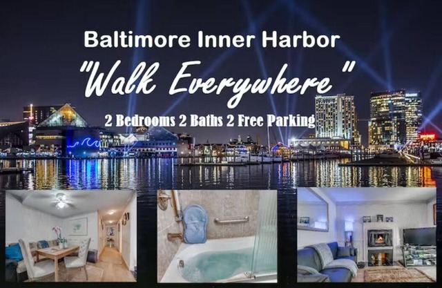 3 Months Min: HARBOR,Firplce,2Bdrm/2SPAbath/JetTub,2 Parkng,HomeGYM,Adjustbl Bed