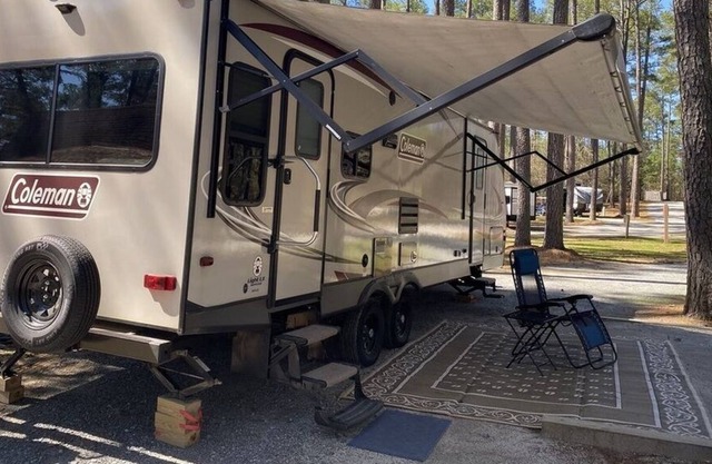31' Coleman RV at River Oaks RV Park